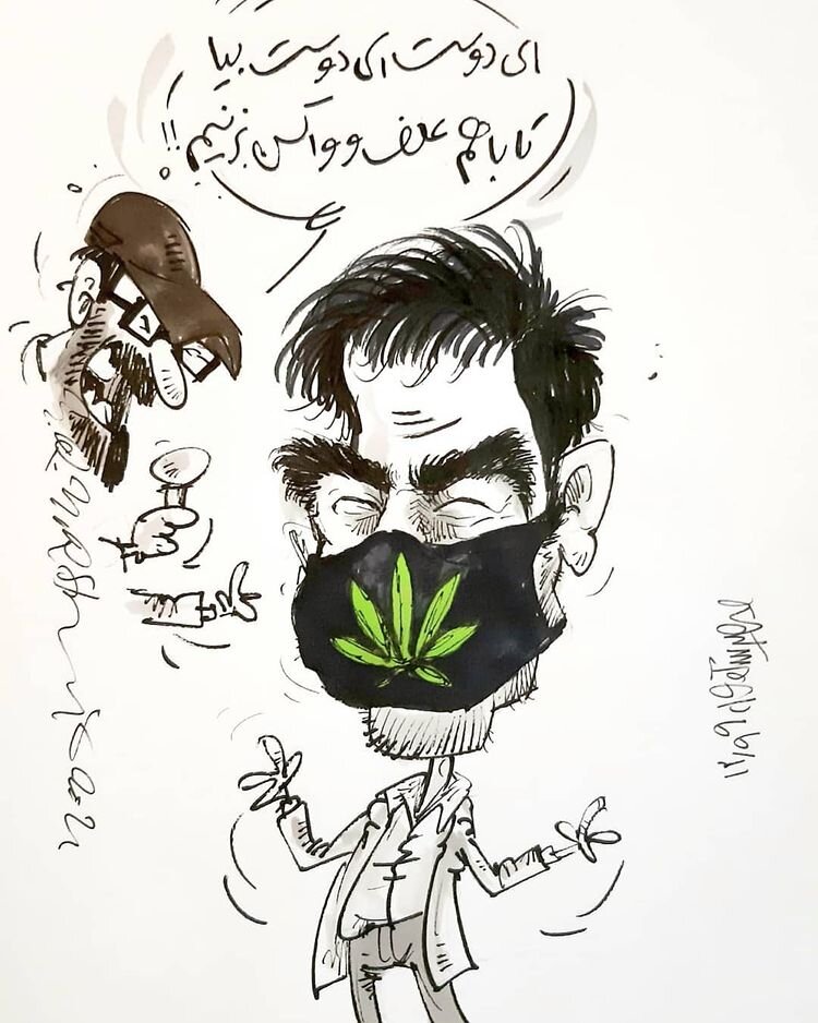 آقای شهاب حسینی این ماسک‌ها برای سلامتی خوب نیست!