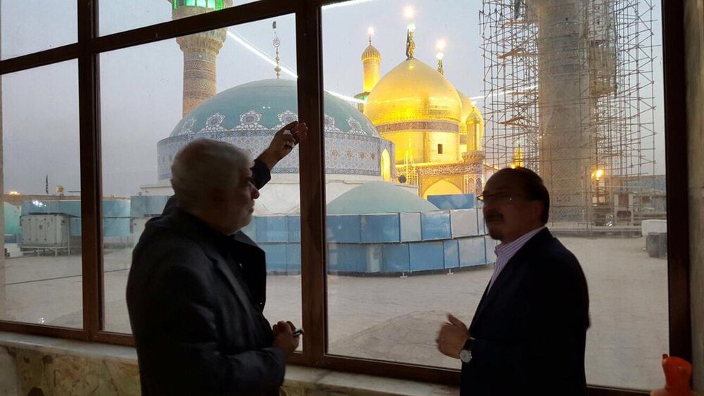 ترمیم و بازسازی مناره ششصد ساله حرم کاظمین( ع)
