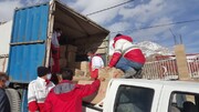 ارسال پنجمین محموله امدادی از جمعیت هلال احمر فارس به منطقه زلزله زده سی سخت