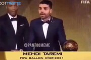 ببینید | مهدی طارمی برنده توپ طلا شد