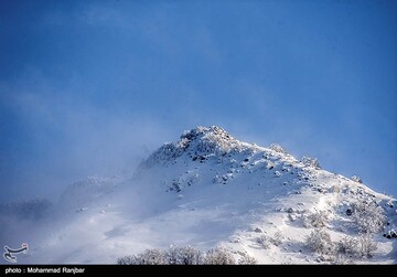 طبیعت برفی مسیر سیاهکل به دیلمان