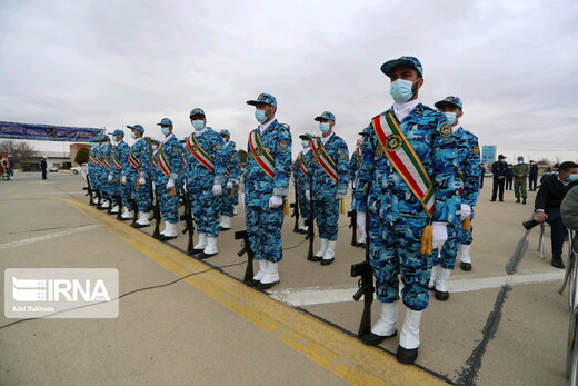 مراسم استقبال از پیکر مطهر خلبان شهید «بیرجند بیک محمدی»