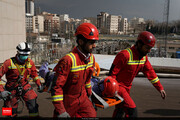 تصاویر | مانور آتش‌نشانی در تهران