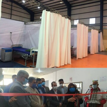 نقاهتگاه بیماران کرونایی در محل سالن چند منظوره شهدای شهرداری آبادان راه اندازی شد
