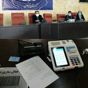 مانور برگزاری انتخابات شوراهای اسلامی شهر و روستا در آبادان برگزار شد