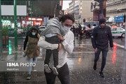 ببینید | تصاویر جذاب و تماشایی از بارش باران در تهران
