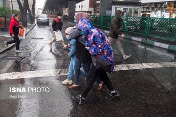 پیش‌بینی بارش تگرگ و باران در تهران