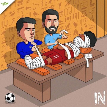 ببینید: مهاجمان لیگ برتر محمد صلاح رو مومیایی کردند!