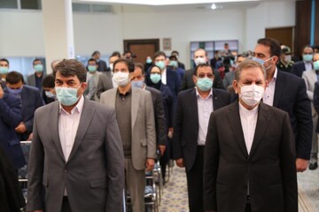 گزارش تصویری افتتاح کتابخانه مرکزی یزد با حضور اسحاق جهانگیری
