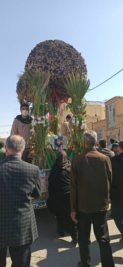 پیکر جانباز ۷۰درصد شهید حاج غلامعلی مثبت شاهجویی به خاک سپرده شد