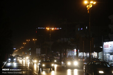 گرد و خاک در مناطق ساحلی بندرعباس
