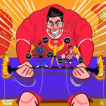 ببینید: لواندوفسکی یه سر و گردن بالاتر از رقبا!