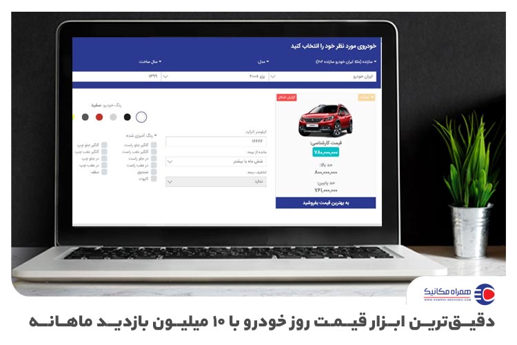 پیش ‌بینی قیمت خودرو در سال ۱۴۰۰