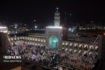 جشن عید مبعث و آیین نامگذاری صحن پبامبر اعظم (ص) در حرم مطهر رضوی