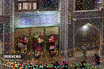 جشن عید مبعث و آیین نامگذاری صحن پبامبر اعظم (ص) در حرم مطهر رضوی