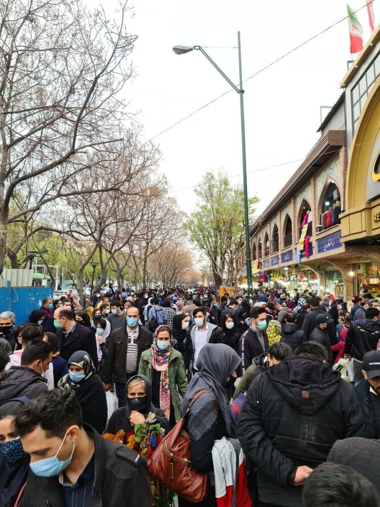 ببینید | وضعیت بازار تهران در آستانه عید نوروز و در شرایط کرونایی