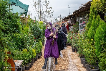 بازار گل در آستانه ی سال نو