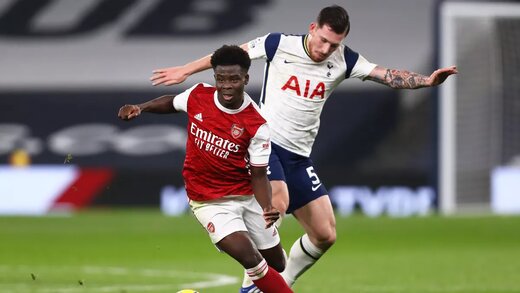 ببینید | گل نمایشی و زیبای اریک لاملا به آرسنال با ضربه‌ای خیره‌کننده