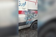 عکس | پرتاب نارنجک به سمت آمبولانس در مهرشهر کرج