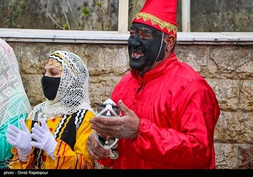 استقبال از نوروز با کارناوال شادی در رحیم آباد گیلان