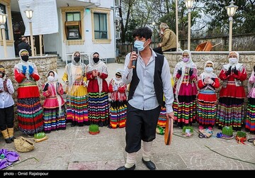 استقبال از نوروز با کارناوال شادی در رحیم آباد گیلان