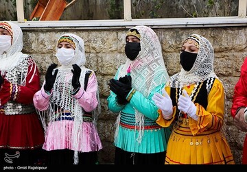 استقبال از نوروز با کارناوال شادی در رحیم آباد گیلان