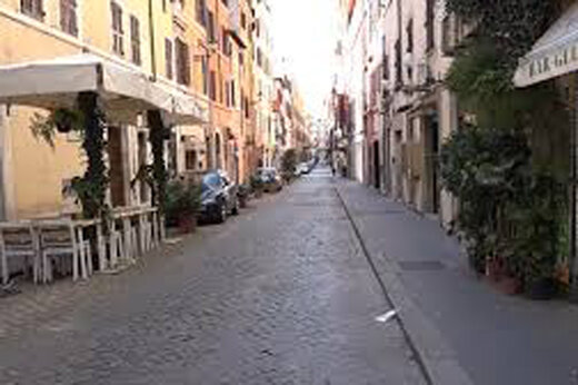 ببینید | قرنطینه رم و خلوتی خیابان‌ها