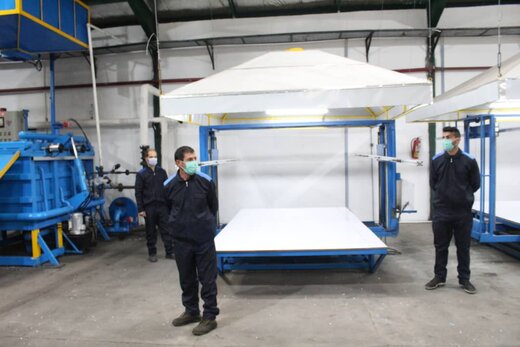 آغاز بکار مجدد شرکت والا فوم پرشیا منطقه آزاد انزلی