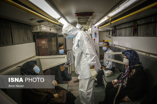 جابه‌جایی بیماران اورژانسی در پیک کرونای خوزستان