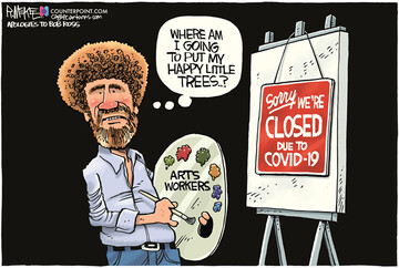 ببینید: باب راس هم از کرونا عاصی شد!