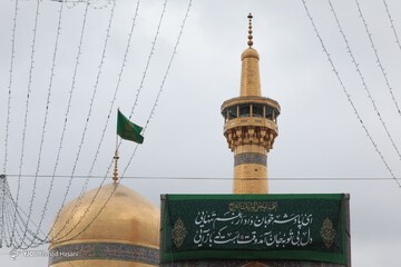 تحویل سال نو در حرم امام رضا (ع)