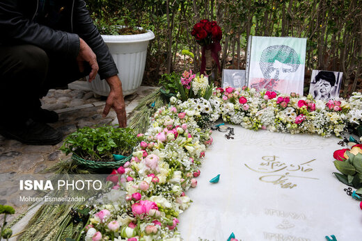 ببینید | حضور مردم بر سر مزار استاد شجریان