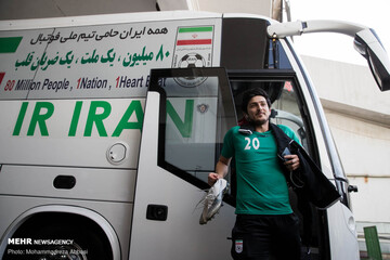 تمرین تیم ملی فوتبال ایران