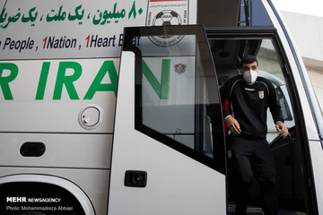 تمرین تیم ملی فوتبال ایران