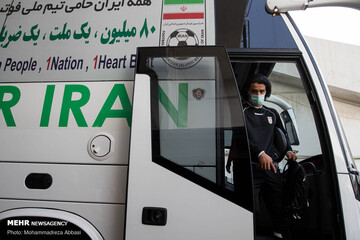 تمرین تیم ملی فوتبال ایران