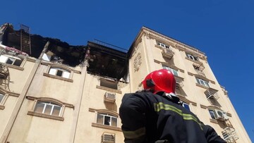 انفجار یک واحد مسکونی ۱۲ طبقه در کیان آباد اهواز
