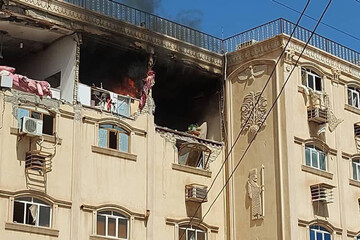 تصاویر | انفجار یک واحد مسکونی در کیان آباد اهواز