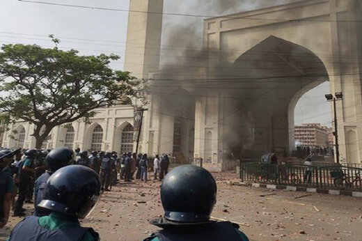 ببینید | اعتراضات خونین به سفر نخست وزیر هند به بنگلادش