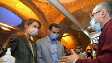 رهایی بشار اسد و همسرش از بند کرونا
