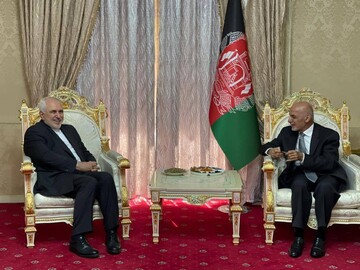 ظریف با اشرف غنی دیدار کرد