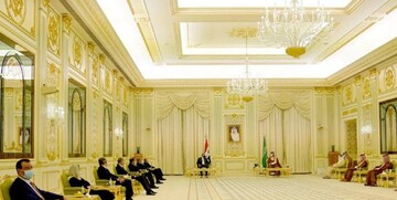 استقبال بن سلمان از الکاظمی/عکس