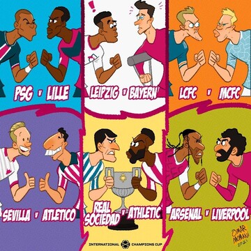 ببینید: رقابت‌های داغ فوتبال اروپا در یک قاب!