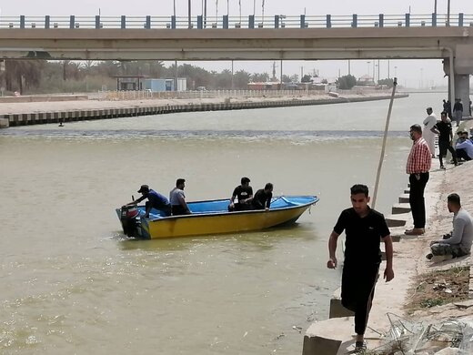 پیکر بی جان کودک ۵ ساله مینوشهری از اروند صغیر بیرون آورده شد