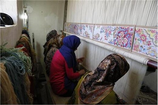 ۲۰۵۶ مترمربع فرش توسط مددجویان چهارمحال و بختیاری تولید شد