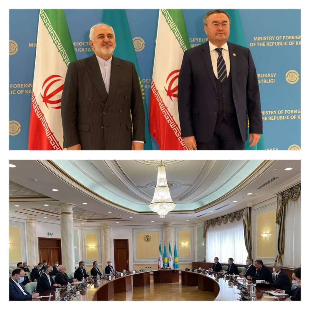 تاکید ایران و قزاقستان بر گسترش روابط دو کشور/عکس