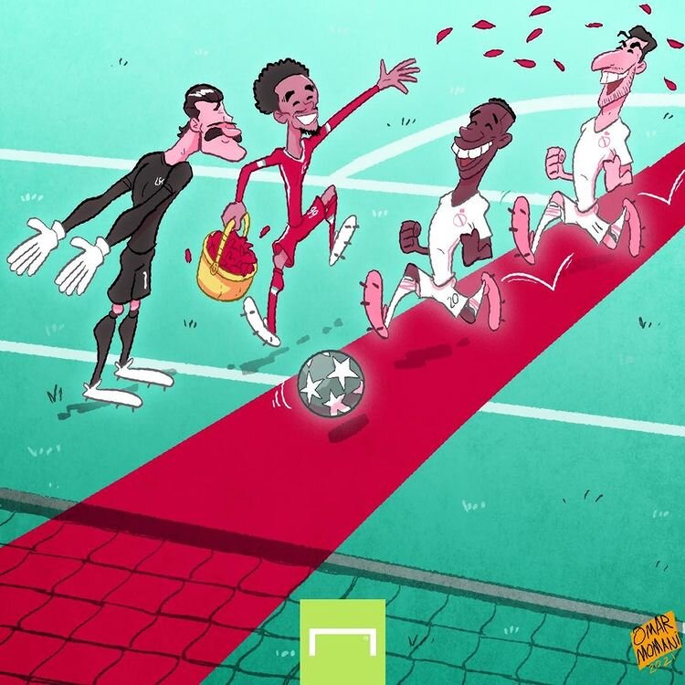 ببینید فرش قرمز مدافعان لیورپول برای مادریدی‌ها!