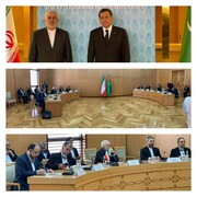 دیدار و گفتگوی وزرای خارجه ایران و ترکمنستان در عشق آباد