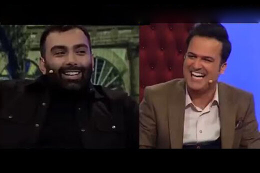 ببینید | شوخی حامد آهنگی با آهنگ مسعود صادقلو