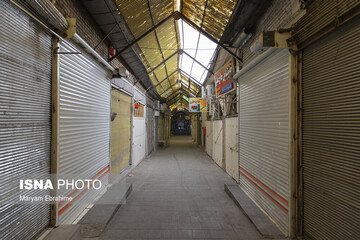 تصاویر | قاب‌های تاریخی و قابل تامل از تعطیلی اصناف تبریز