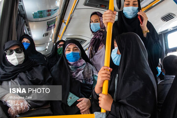 حمل و نقل عمومی مشهد در وضعیت قرمز